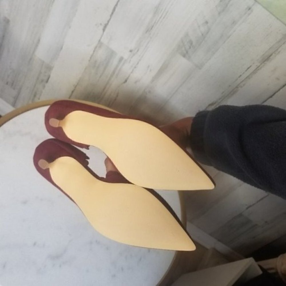 Journee Collection TAAVI PUMP Red Wine 5½M - Picture 7 of 7